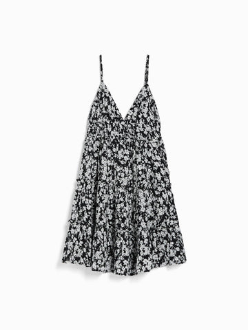 Minikleid mit gerüschten Trägern