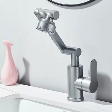 Clévora ™ - Mitigeur de lavabo orienterbar à 360 ° avec fonction pulvérisateur