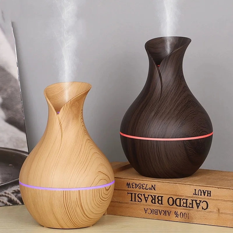 Bærbar luftfugter med 200 ml essentiel olie diffusor