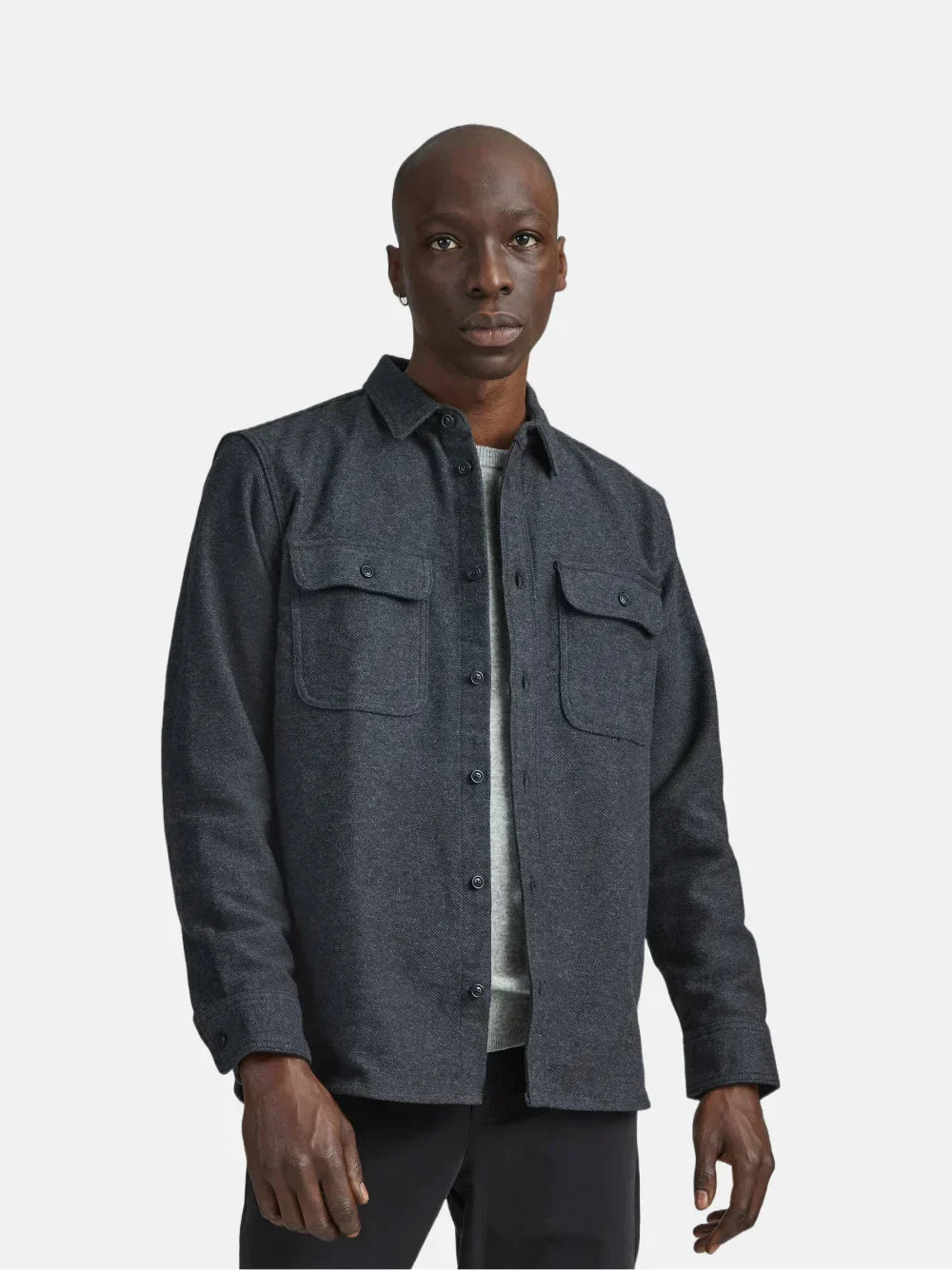 Den heathered overhirt