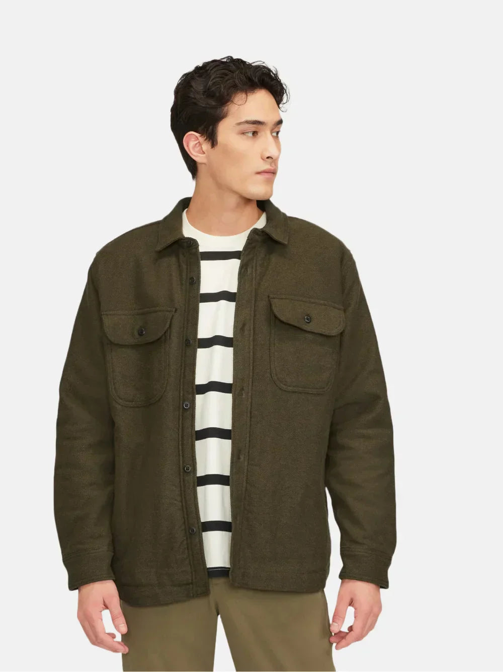 Den heathered overhirt