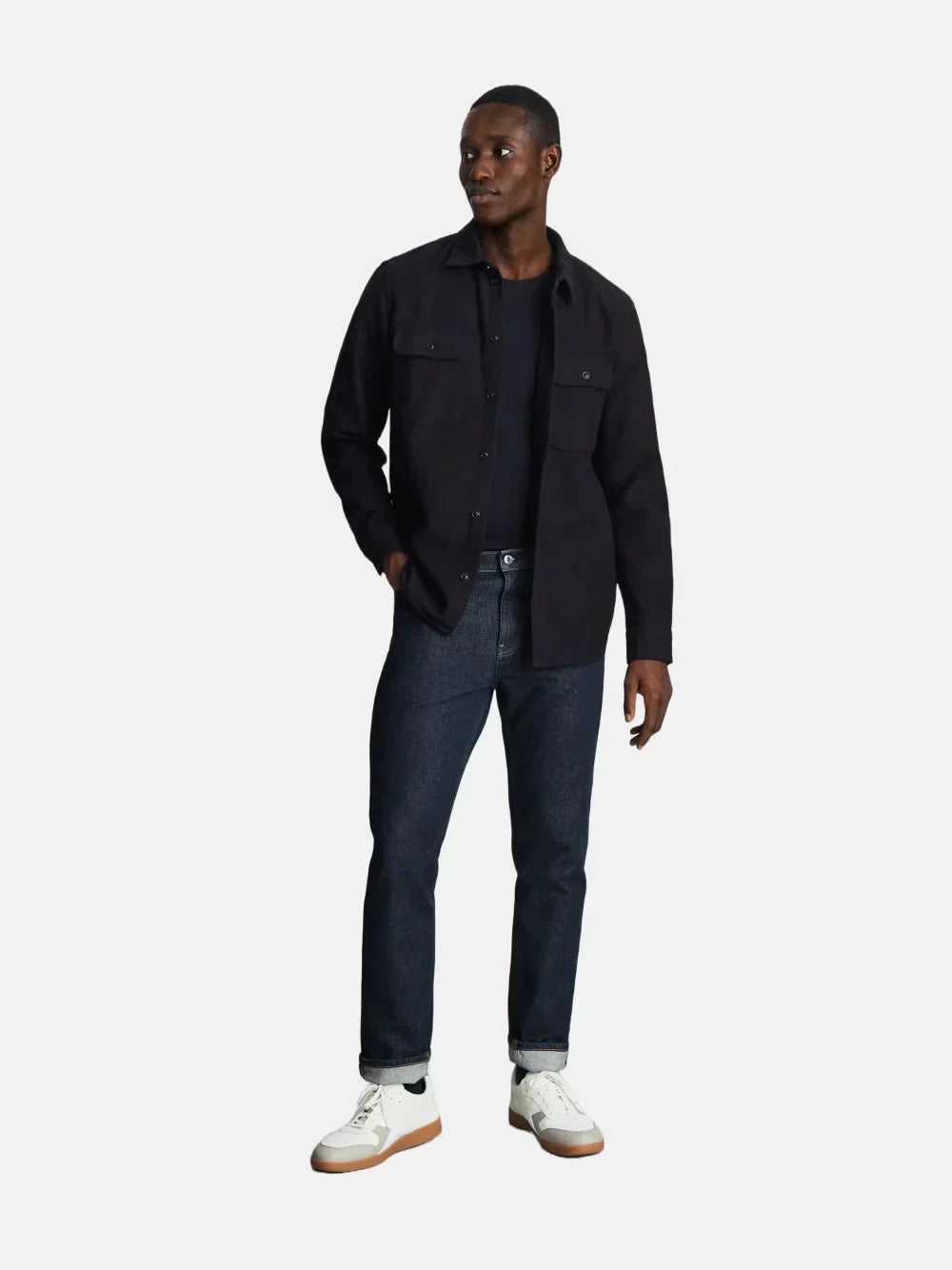 Strækningen indigo jean