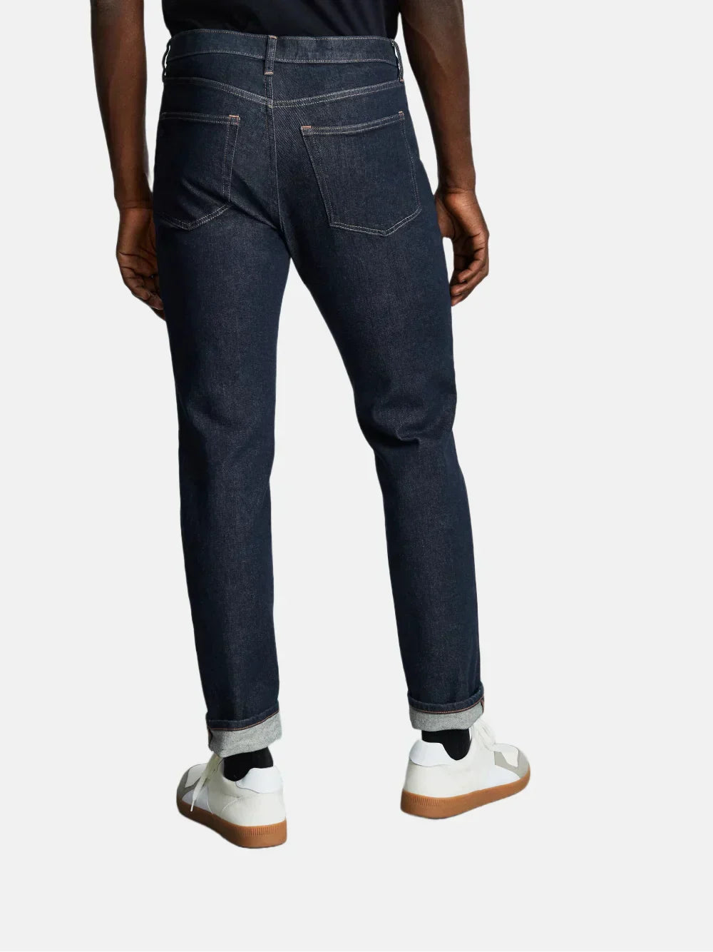 Strækningen indigo jean