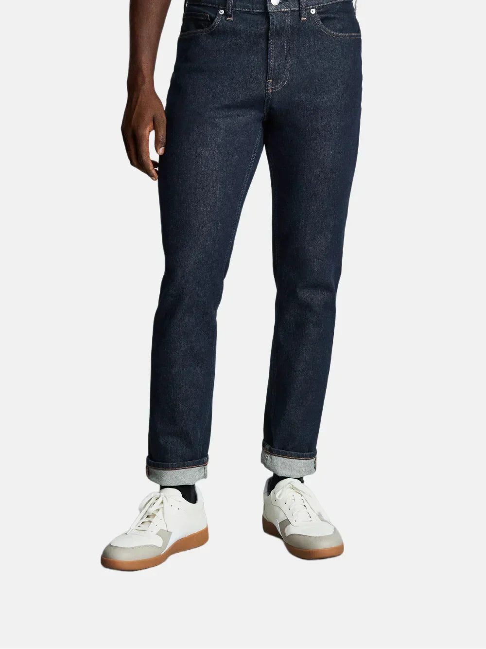 Strækningen indigo jean