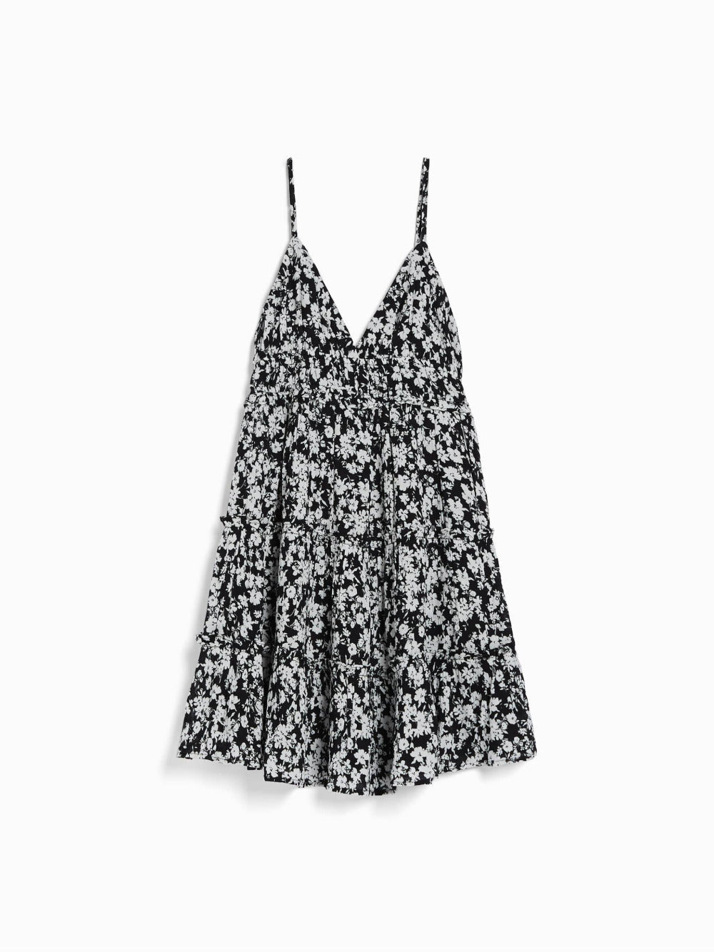 Minikleid mit gerüschten Trägern