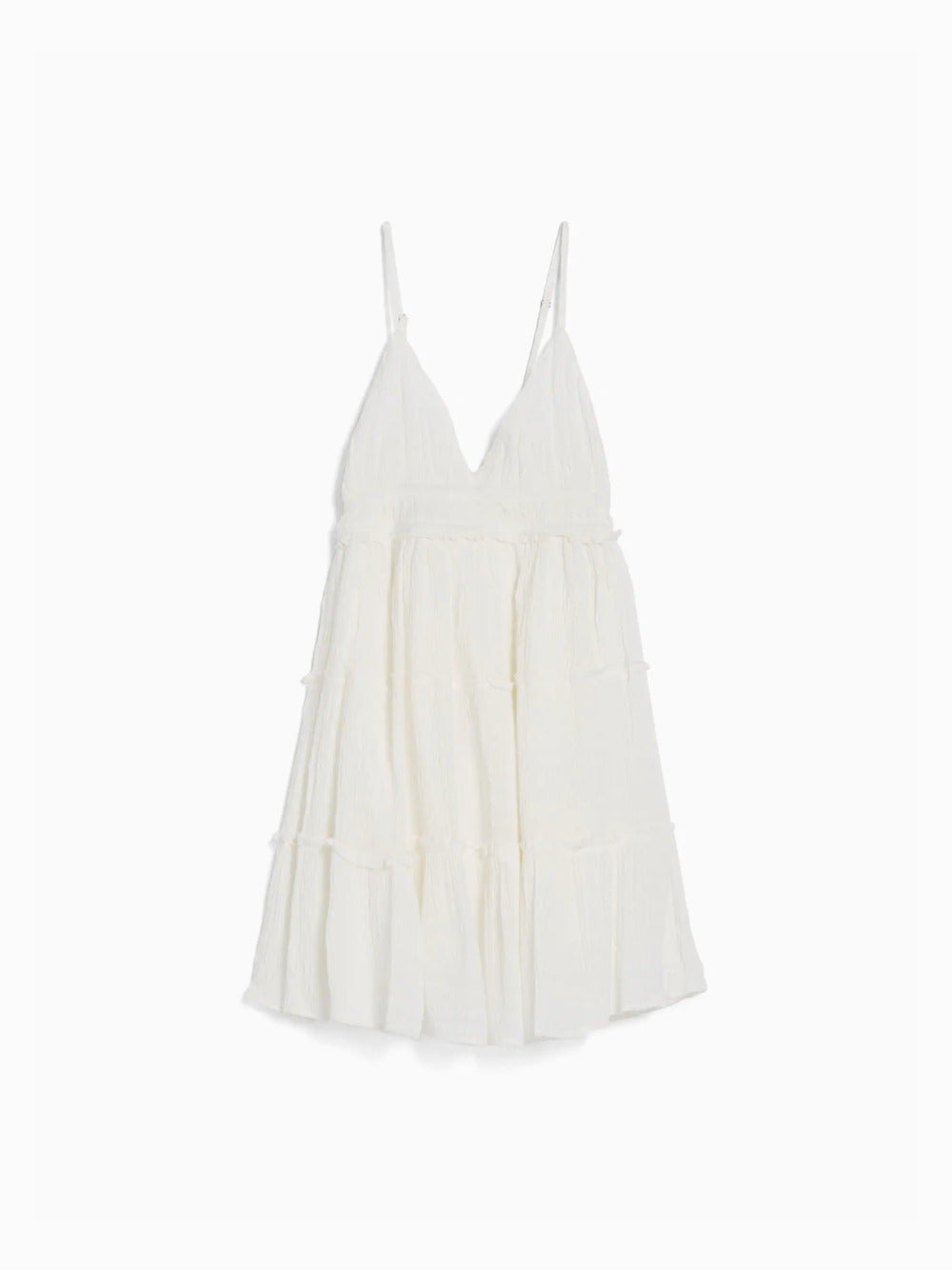 Minikleid mit gerüschten Trägern