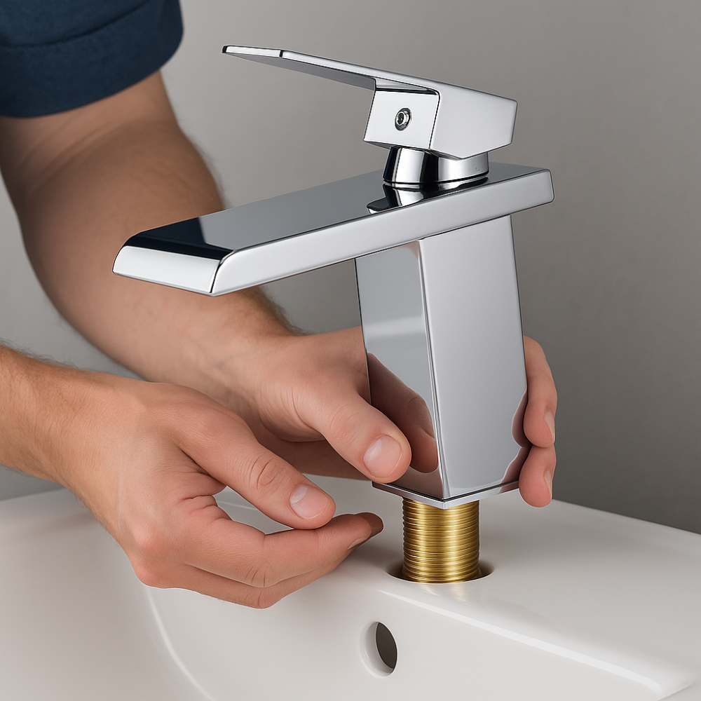 Robinet Cascade LED CHROMER