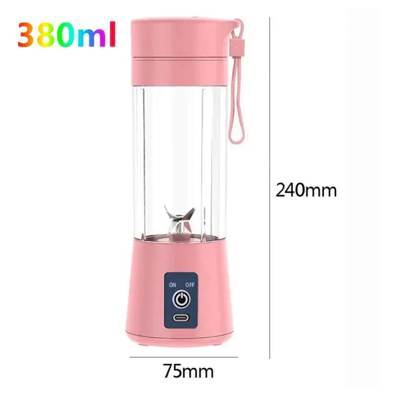 Mini licuadora portátil USB con 6 cuchillas