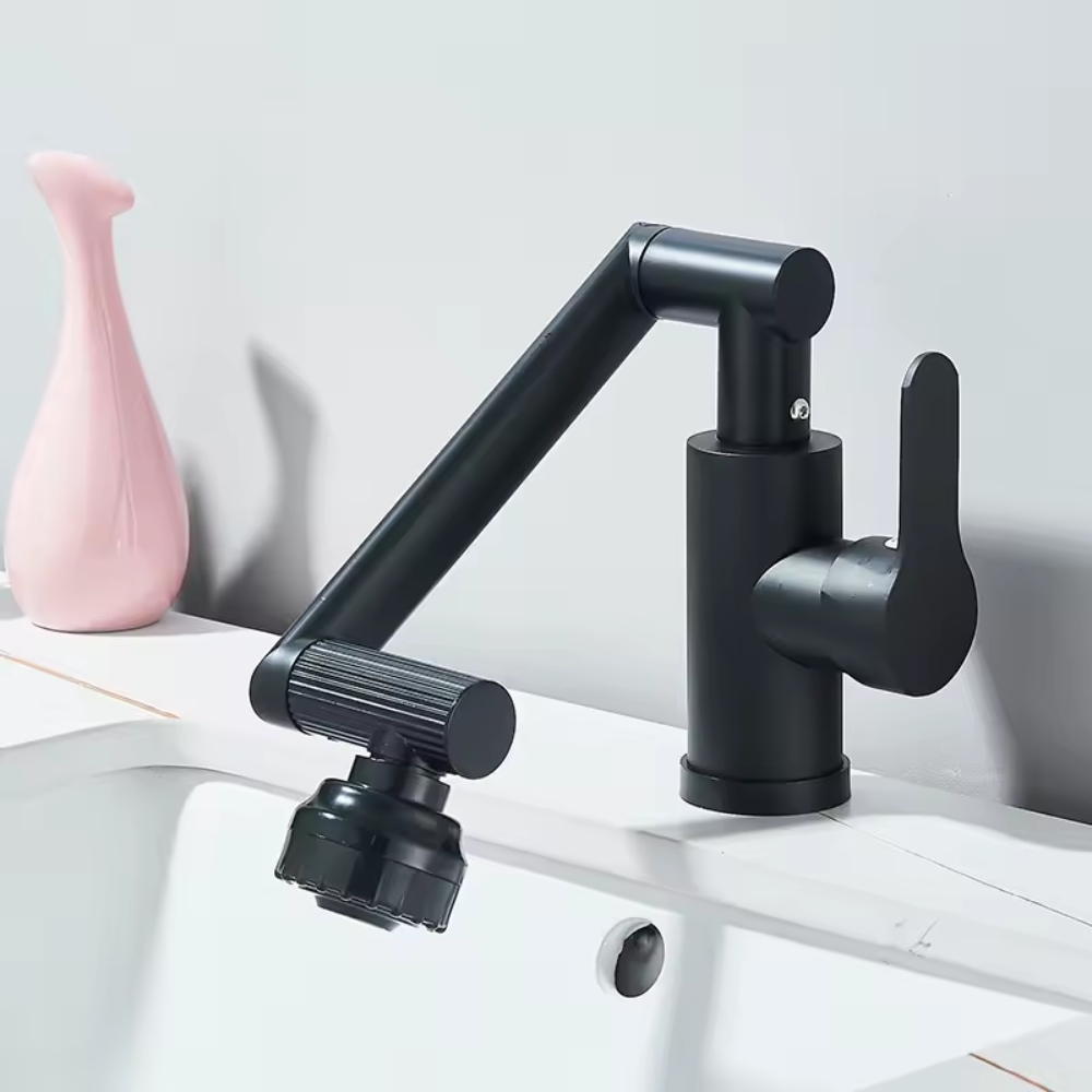 Clévora ™ - Mitigeur de lavabo orienterbar à 360 ° avec fonction pulvérisateur